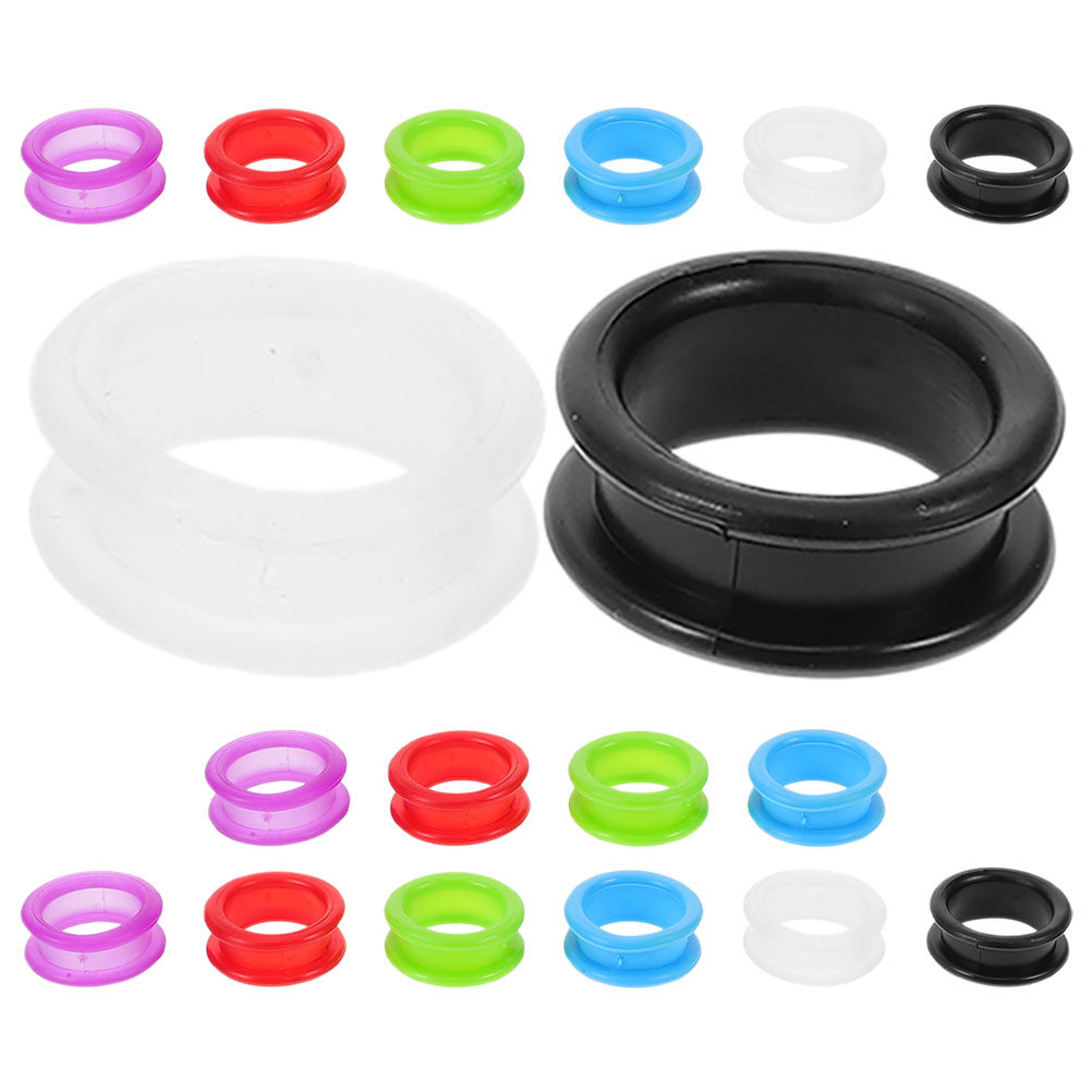 Grooming Scissors - 18Pcs Silicone Finger Protectors for Hairdressing