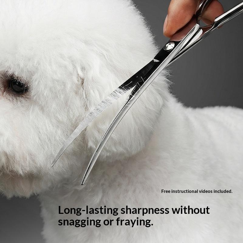 1Pcs Professional Trimming Sci - Grooming Scissors 评论和价格
