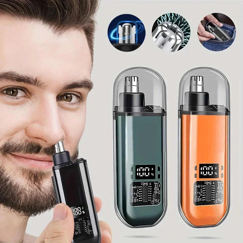 Nose Ear Hair Trimmer USB Rech - Nose Trimmer 评论和价格