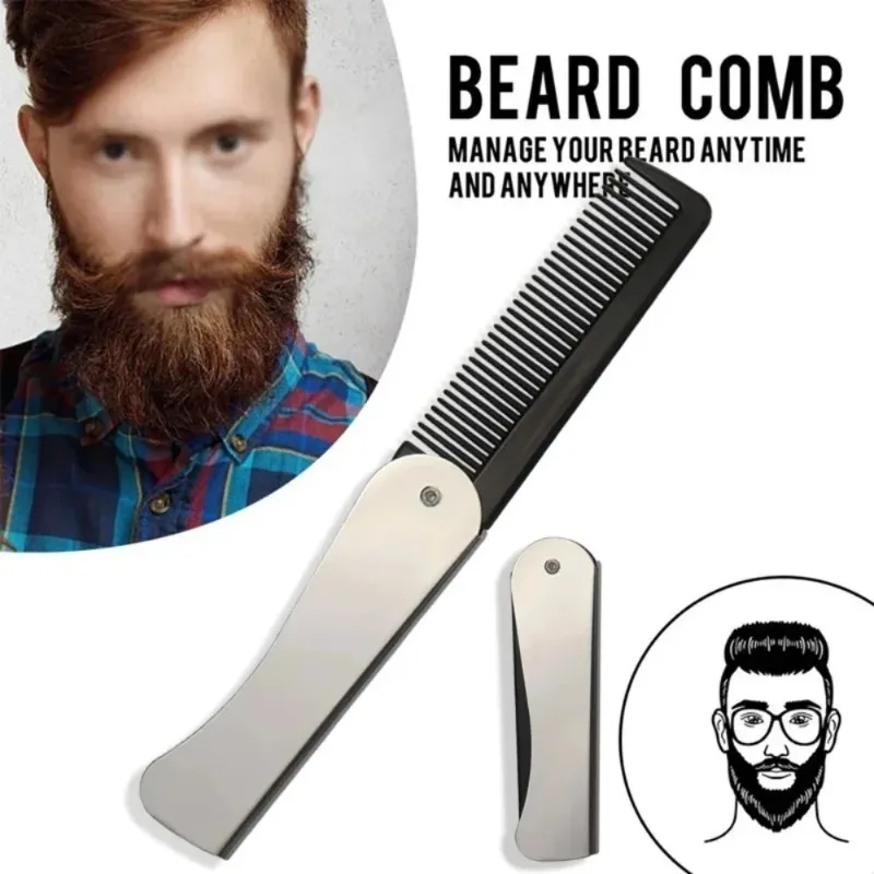 1pc Foldable Anti Static Pocke - Beard Oil 评论和价格
