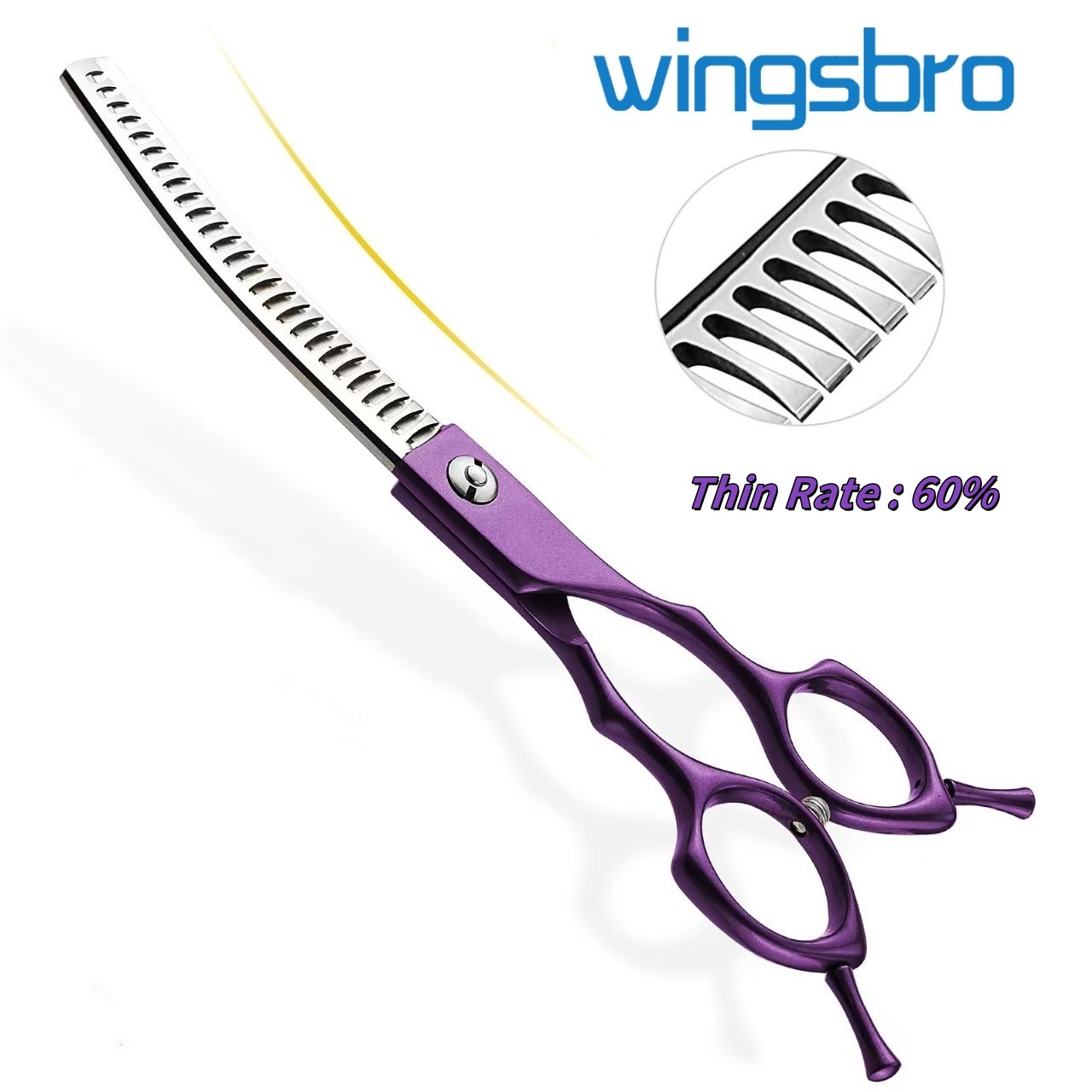 7inch Curved Chunkers Shears S - Grooming Scissors 评论和价格